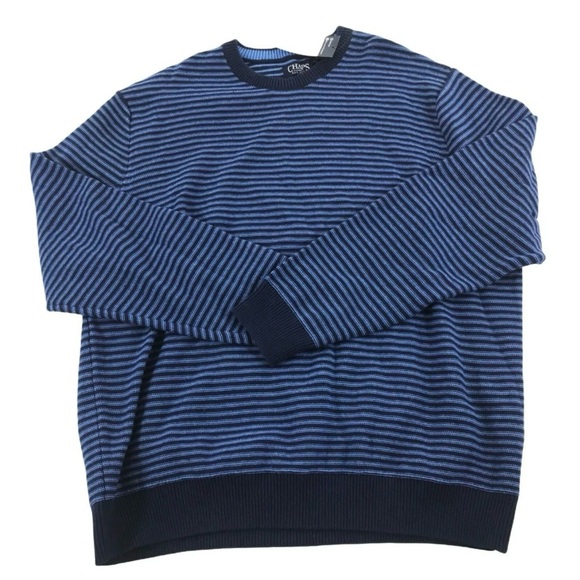Mens Chaps Stripped Sweater Size M - Picture 1 of 9
